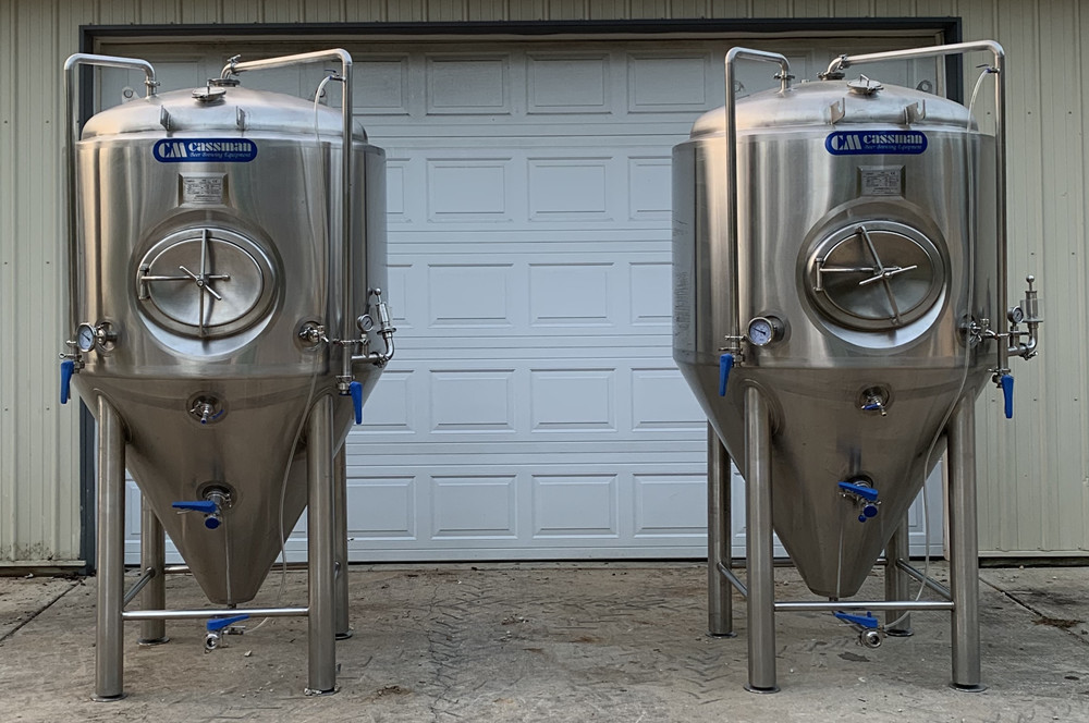 1000-литровая пивоваренная система с двумя сосудами для крафтовой пивоварни